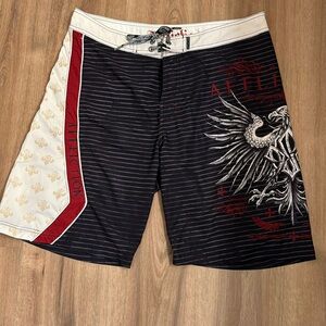 Affliction Size 38 swimshorts